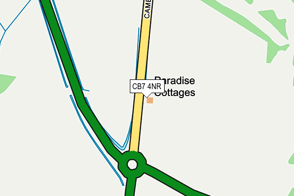 CB7 4NR map - OS OpenMap – Local (Ordnance Survey) CB7 4NR map - OS OpenMap – Local (Ordnance Survey)