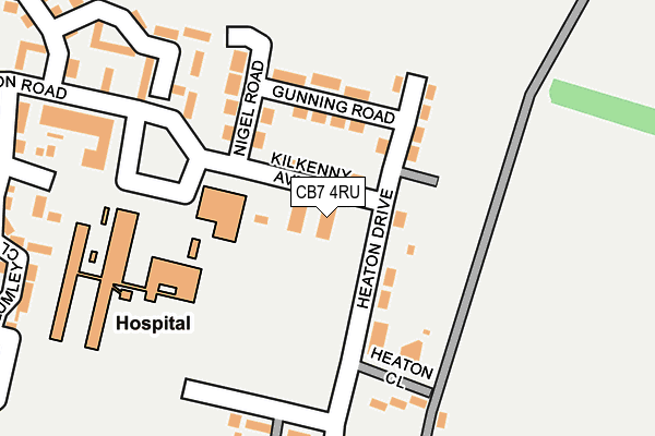 CB7 4RU map - OS OpenMap – Local (Ordnance Survey) CB7 4RU map - OS OpenMap – Local (Ordnance Survey)