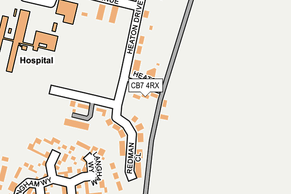 CB7 4RX map - OS OpenMap – Local (Ordnance Survey) CB7 4RX map - OS OpenMap – Local (Ordnance Survey)