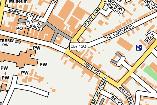 CB7 4SQ map - OS OpenMap – Local (Ordnance Survey) CB7 4SQ map - OS OpenMap – Local (Ordnance Survey)