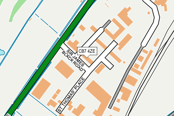 CB7 4ZE map - OS OpenMap – Local (Ordnance Survey) CB7 4ZE map - OS OpenMap – Local (Ordnance Survey)