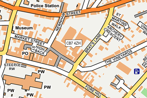 CB7 4ZH map - OS OpenMap – Local (Ordnance Survey) CB7 4ZH map - OS OpenMap – Local (Ordnance Survey)