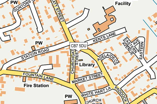 CB7 5DU map - OS OpenMap – Local (Ordnance Survey) CB7 5DU map - OS OpenMap – Local (Ordnance Survey)