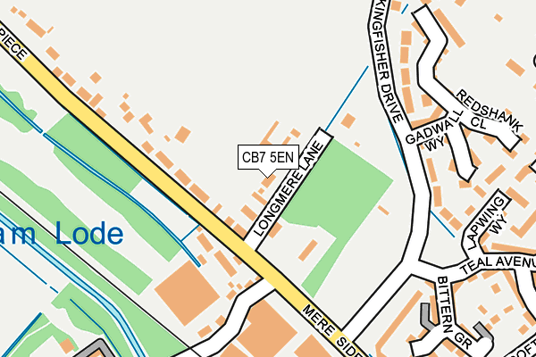 CB7 5EN map - OS OpenMap – Local (Ordnance Survey) CB7 5EN map - OS OpenMap – Local (Ordnance Survey)