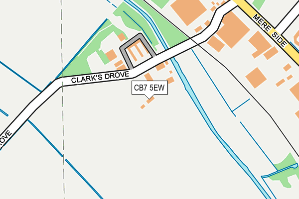 CB7 5EW map - OS OpenMap – Local (Ordnance Survey) CB7 5EW map - OS OpenMap – Local (Ordnance Survey)