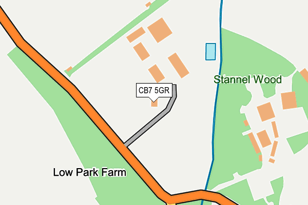 CB7 5GR map - OS OpenMap – Local (Ordnance Survey) CB7 5GR map - OS OpenMap – Local (Ordnance Survey)