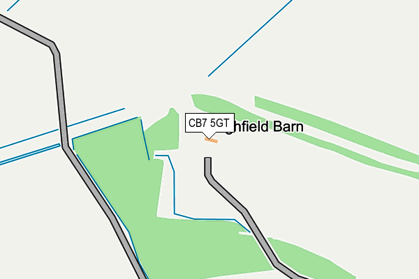 CB7 5GT map - OS OpenMap – Local (Ordnance Survey) CB7 5GT map - OS OpenMap – Local (Ordnance Survey)