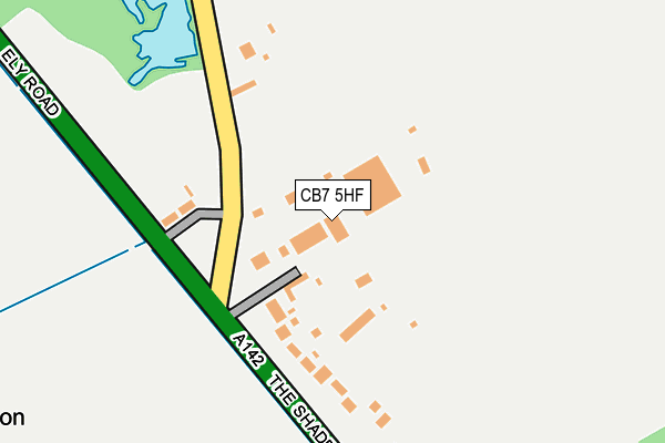 CB7 5HF map - OS OpenMap – Local (Ordnance Survey) CB7 5HF map - OS OpenMap – Local (Ordnance Survey)