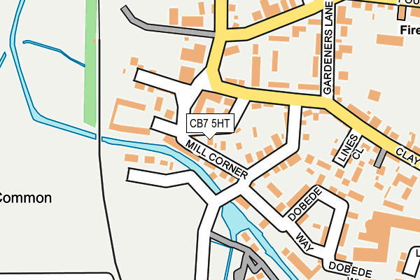 CB7 5HT map - OS OpenMap – Local (Ordnance Survey) CB7 5HT map - OS OpenMap – Local (Ordnance Survey)