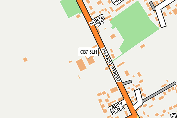 CB7 5LH map - OS OpenMap – Local (Ordnance Survey) CB7 5LH map - OS OpenMap – Local (Ordnance Survey)