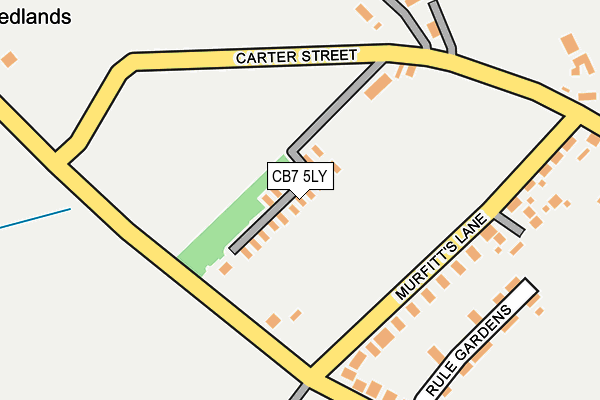 CB7 5LY map - OS OpenMap – Local (Ordnance Survey) CB7 5LY map - OS OpenMap – Local (Ordnance Survey)