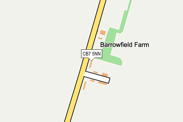 CB7 5NN map - OS OpenMap – Local (Ordnance Survey) CB7 5NN map - OS OpenMap – Local (Ordnance Survey)