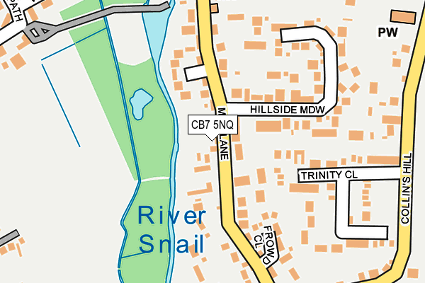 CB7 5NQ map - OS OpenMap – Local (Ordnance Survey) CB7 5NQ map - OS OpenMap – Local (Ordnance Survey)