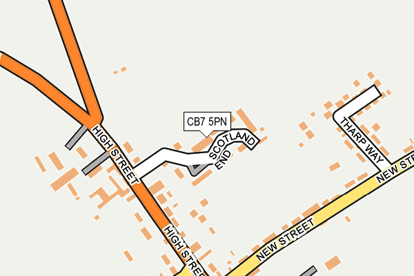 CB7 5PN map - OS OpenMap – Local (Ordnance Survey) CB7 5PN map - OS OpenMap – Local (Ordnance Survey)