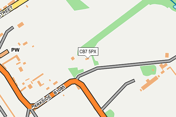 CB7 5PX map - OS OpenMap – Local (Ordnance Survey) CB7 5PX map - OS OpenMap – Local (Ordnance Survey)