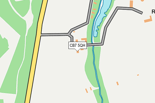 CB7 5QH map - OS OpenMap – Local (Ordnance Survey) CB7 5QH map - OS OpenMap – Local (Ordnance Survey)