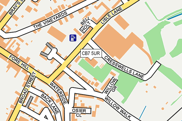 CB7 5UR map - OS OpenMap – Local (Ordnance Survey) CB7 5UR map - OS OpenMap – Local (Ordnance Survey)