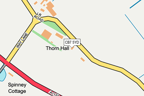 CB7 5YD map - OS OpenMap – Local (Ordnance Survey) CB7 5YD map - OS OpenMap – Local (Ordnance Survey)