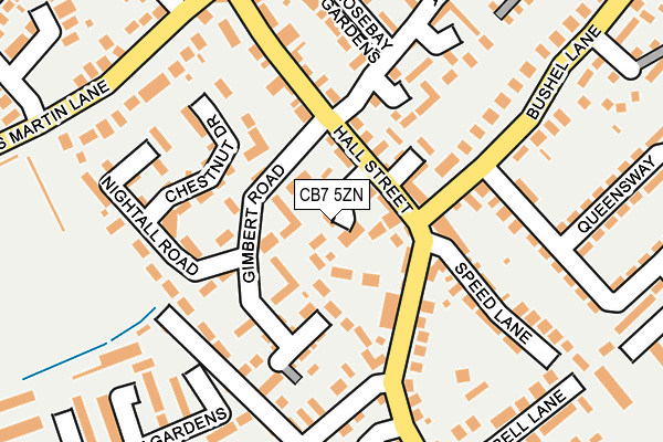 CB7 5ZN map - OS OpenMap – Local (Ordnance Survey) CB7 5ZN map - OS OpenMap – Local (Ordnance Survey)
