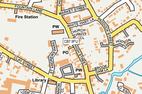 CB7 9FU map - OS OpenMap – Local (Ordnance Survey) CB7 9FU map - OS OpenMap – Local (Ordnance Survey)