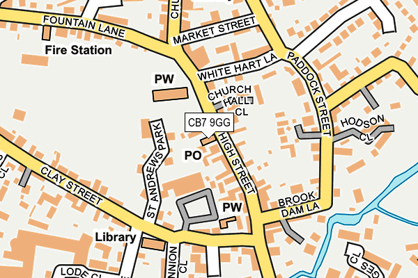 CB7 9GG map - OS OpenMap – Local (Ordnance Survey) CB7 9GG map - OS OpenMap – Local (Ordnance Survey)