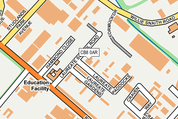CB8 0AR map - OS OpenMap – Local (Ordnance Survey) CB8 0AR map - OS OpenMap – Local (Ordnance Survey)