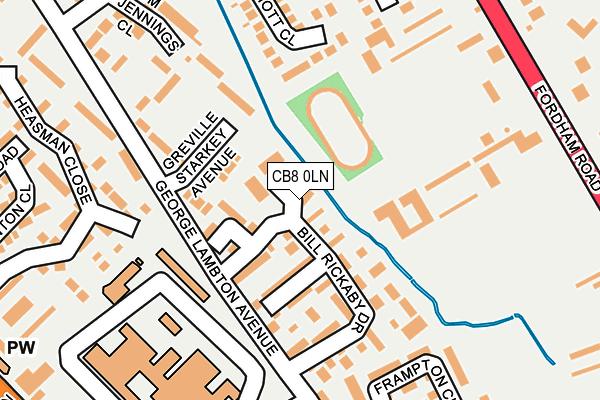 CB8 0LN map - OS OpenMap – Local (Ordnance Survey) CB8 0LN map - OS OpenMap – Local (Ordnance Survey)