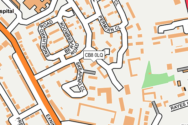 CB8 0LQ map - OS OpenMap – Local (Ordnance Survey) CB8 0LQ map - OS OpenMap – Local (Ordnance Survey)