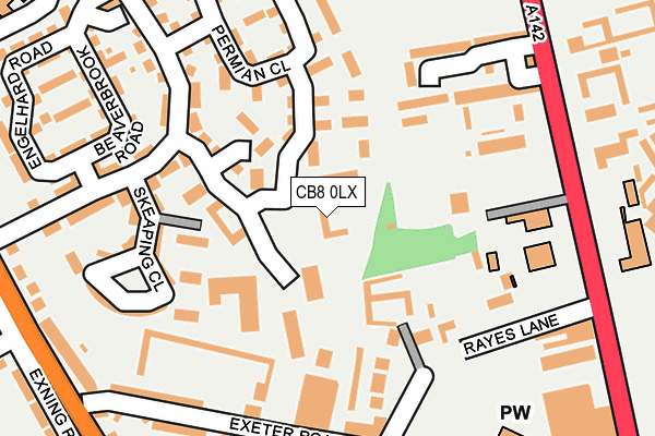 CB8 0LX map - OS OpenMap – Local (Ordnance Survey) CB8 0LX map - OS OpenMap – Local (Ordnance Survey)