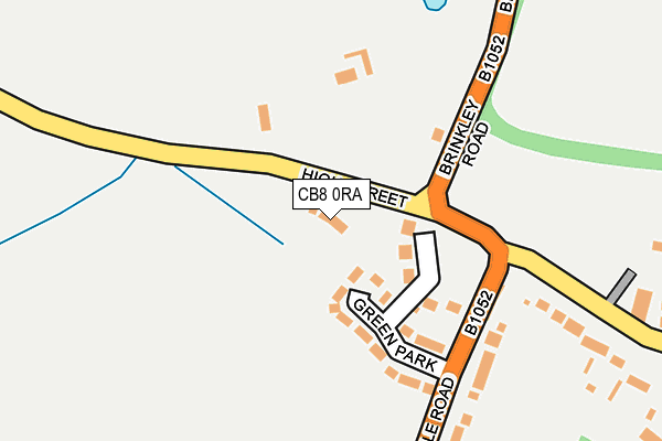 CB8 0RA map - OS OpenMap – Local (Ordnance Survey) CB8 0RA map - OS OpenMap – Local (Ordnance Survey)