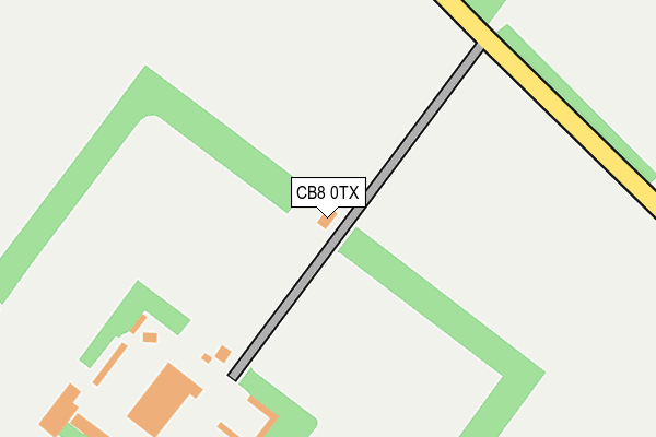 CB8 0TX map - OS OpenMap – Local (Ordnance Survey) CB8 0TX map - OS OpenMap – Local (Ordnance Survey)