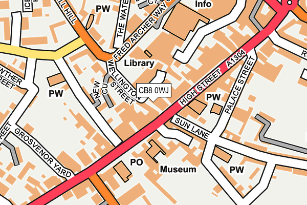 CB8 0WJ map - OS OpenMap – Local (Ordnance Survey) CB8 0WJ map - OS OpenMap – Local (Ordnance Survey)