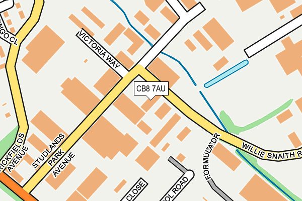 CB8 7AU map - OS OpenMap – Local (Ordnance Survey) CB8 7AU map - OS OpenMap – Local (Ordnance Survey)