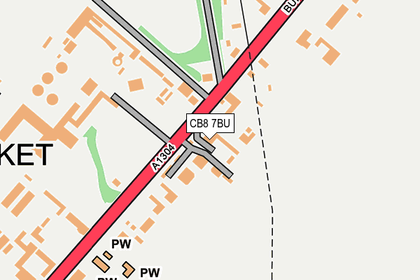 CB8 7BU map - OS OpenMap – Local (Ordnance Survey) CB8 7BU map - OS OpenMap – Local (Ordnance Survey)