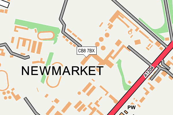 CB8 7BX map - OS OpenMap – Local (Ordnance Survey) CB8 7BX map - OS OpenMap – Local (Ordnance Survey)