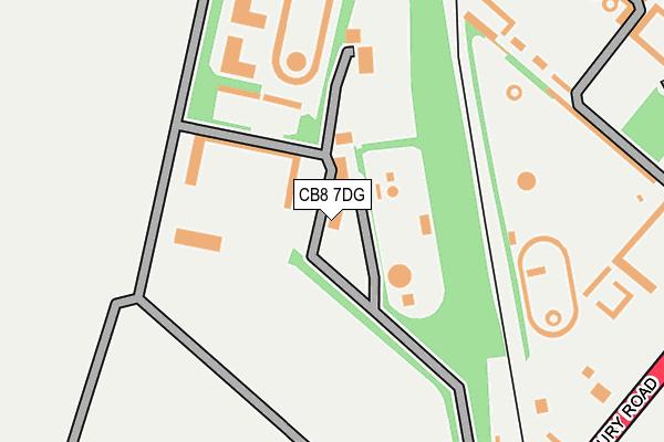 CB8 7DG map - OS OpenMap – Local (Ordnance Survey) CB8 7DG map - OS OpenMap – Local (Ordnance Survey)