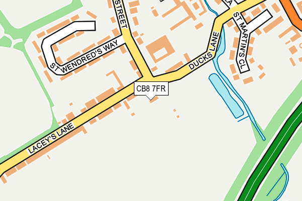 CB8 7FR map - OS OpenMap – Local (Ordnance Survey) CB8 7FR map - OS OpenMap – Local (Ordnance Survey)