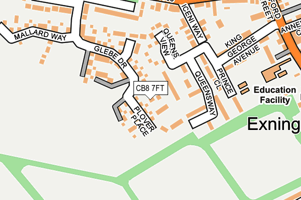 CB8 7FT map - OS OpenMap – Local (Ordnance Survey) CB8 7FT map - OS OpenMap – Local (Ordnance Survey)