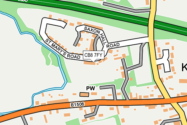 CB8 7FY map - OS OpenMap – Local (Ordnance Survey) CB8 7FY map - OS OpenMap – Local (Ordnance Survey)