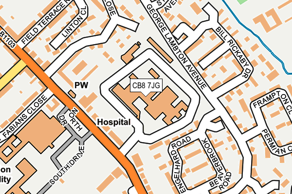 CB8 7JG map - OS OpenMap – Local (Ordnance Survey) CB8 7JG map - OS OpenMap – Local (Ordnance Survey)