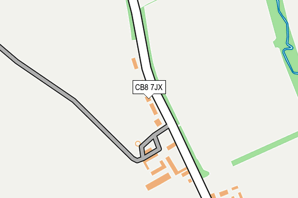 CB8 7JX map - OS OpenMap – Local (Ordnance Survey) CB8 7JX map - OS OpenMap – Local (Ordnance Survey)