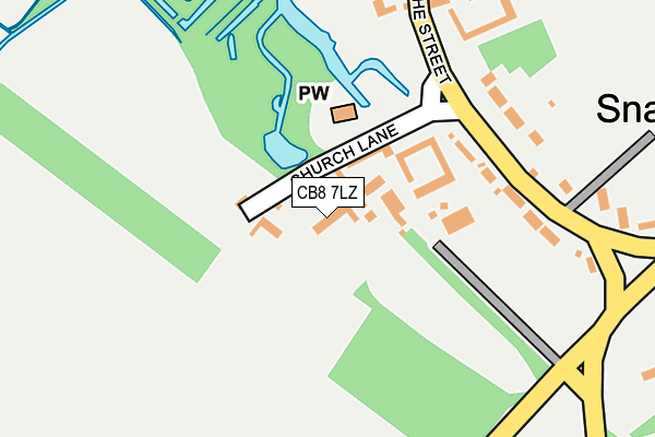 CB8 7LZ map - OS OpenMap – Local (Ordnance Survey) CB8 7LZ map - OS OpenMap – Local (Ordnance Survey)