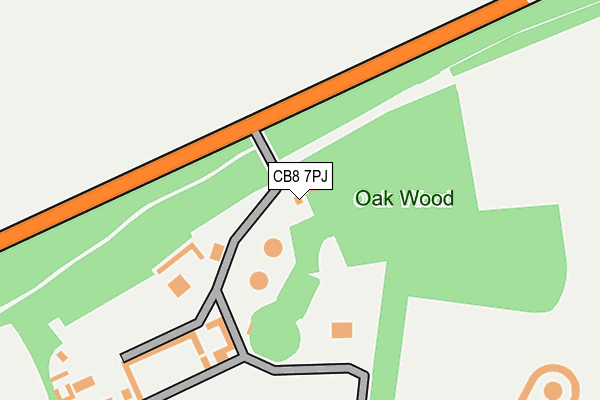 CB8 7PJ map - OS OpenMap – Local (Ordnance Survey) CB8 7PJ map - OS OpenMap – Local (Ordnance Survey)