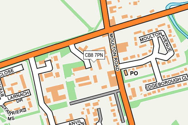 CB8 7PN map - OS OpenMap – Local (Ordnance Survey) CB8 7PN map - OS OpenMap – Local (Ordnance Survey)