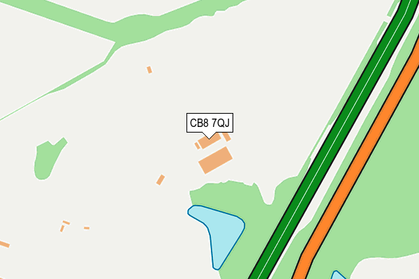 CB8 7QJ map - OS OpenMap – Local (Ordnance Survey) CB8 7QJ map - OS OpenMap – Local (Ordnance Survey)