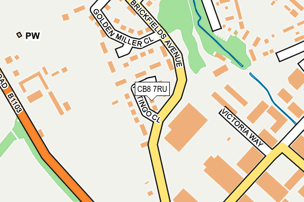 CB8 7RU map - OS OpenMap – Local (Ordnance Survey) CB8 7RU map - OS OpenMap – Local (Ordnance Survey)