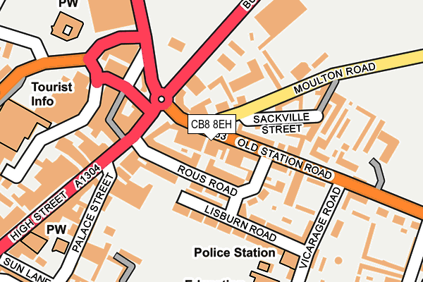 CB8 8EH map - OS OpenMap – Local (Ordnance Survey) CB8 8EH map - OS OpenMap – Local (Ordnance Survey)