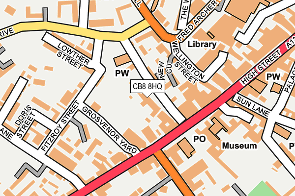 CB8 8HQ map - OS OpenMap – Local (Ordnance Survey) CB8 8HQ map - OS OpenMap – Local (Ordnance Survey)