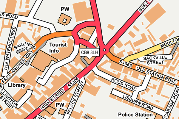CB8 8LH map - OS OpenMap – Local (Ordnance Survey) CB8 8LH map - OS OpenMap – Local (Ordnance Survey)