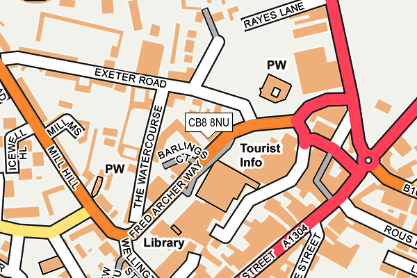 CB8 8NU map - OS OpenMap – Local (Ordnance Survey) CB8 8NU map - OS OpenMap – Local (Ordnance Survey)